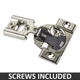 Blum COMPACT BLUMOTION Soft Close 1/2" Overlay Screw-on Cabinet Hinge 38N355B.08