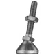 J.W. Winco Leveling Mount 3/8-16 x 2" Thread Length 1.25" Base Dia 2.88"H 3750