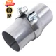 Simnliras 2.75 Inch Exhaust Ball Clamp Pipe Joint, OD, Silver 