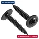VGBUY 180Pcs #8 x 3/4 Inch Wood Screws Phillips Modified Truss Head Stainless St