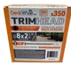 Deckwise #8 x 2-1/2" Trim Screws, Hardwood Brown, 350pcs, 305 Stainless Steel