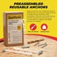 *1-Pack* Qualihome 1/4" Heavy Duty Toggle Anchor & Bolts Up To 1080 LBS QHPTB14