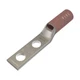 Burndy YA2CL2NT14 2-Hole 1/4" Stud 2 AWG Standard Barrel Compression Lug Brown