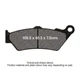 EBC V Pad Semi Sintered Brake Pads Rear Left Triumph Thunderbird 1597cc 2009-18