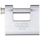 ABUS 92/65 KA Keyed Padlock,1 19/64in,Rectangle,Silver 3TMV5