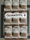 9-pack lot National Hardware N260-132 Bearclaw Drywall Hanger Screw Brass 30LB