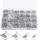 1220PCS M2 M3 M4 M5 Hex Socket Head Cap Bolts Screws Nuts Washers Assortment Kit