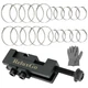 ReluxGo axle boot clamp tool, with 20 PCS 304 cv Black 