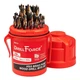 VALYRIANTOOL 29PCS HSS Brad Point Wood Drill Bits 1/16" to 1/2", Black Gold 