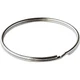 Lucky Line Tempered Steel Nickel-Plated 1-1/4 In. Key Ring (100-Pack) 76600