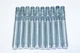 NO NUTS/WASHERS! Lot of 10 Old Stock Powers 3/4"x7" Carbon Steel Zinc 4" Thread