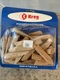 KREG P Oak Pocket Hole Wood Plugs, Approximately 50 pieces NEW in Pkg. Old Stock