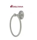 Solid Brass Towel Ring, Deltana 6-1/2&rdquo; R2008-U14 - Polished Nickel -Lot Of 2