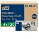 Clean Industrial Surfaces Faster - Tork W4 Grey Cloths 4x120 Pack