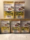 5 Packs Hillman Yellow Ribbed Plastic Anchors #4-6 x 7/8" #41820 75 pcs Per Pkg.