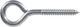 Lag Thread Screw Eye Zinc (1/2" X 8")