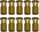 Pool Safety Cover Threaded Brass Insert Screw Bolt for Anchor (10pk/25pk)