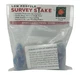 Low Profile Survey Stakes Hi-Vis Orange - 4 Pack