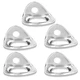 5PCS Climbing Hanger 25KN/2500KG Rock Wall Bolt Anchor 10mm/0.4in Screw Porta...