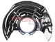 Front axle right Metzger 6115288 splash plate, brake disc for Toyota