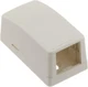 Panduit CBX1IW-A Elongated Surface Mount Box ABS 1 Port Off White