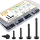 VGBUY 150Pcs Self Drilling Screws Assortment Kit, 410 Stainless Steel Self Ta...