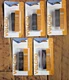 NEW Lot 5 Rolls Velcro Black Sticky Back for Fabric Tape 24" x 3/4" Peel & Stick