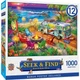 MasterPieces jigsaw puzzle;  Beach Bum Bliss;  hidden images  1000 pcs