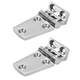 AMYSPORTS Heavy Duty Boat Hinge Hardware Deck Stainless Steel Mirror Polished...