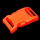 1 Inch Neon Orange YKK Contoured Side Release Plastic Buckle, 25 Pack