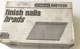 BOSTITCH 2 1/2&rdquo; X 15 Ga. Collated ALUMINUM Angled Finish Nails (3,665 Count)