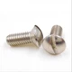 M2 M3 M4 M5 M6 304 SUS Slotted Half Countersunk Head Screw One Word Bolt GB69
