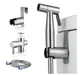 Arofa Handheld Bidet Sprayer Boxset | Brushed Nickel HBS02 | Adjustable Pressure