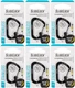Nite Ize SlideLock Stainless Steel Carabiner #2 - Black (6-Pack)