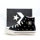 *NEW* Big Kids Converse Chuck Taylor All Star Embroidered Polk Dots (A12608C)👍