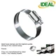 IDEAL Hose Clamps Box of 10 Size #28 / 32-57mm 1-1/4 - 2-1/4"