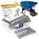 Mrosnail Wheelbarrow Carriage Bolts and Nuts Kit,Stainless Steel Carriage Bol...