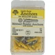 Wall Anchors Light Duty Hillman Hollow Walls Ribbed Plastic With Screws 4-6-8