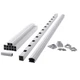 Fiberon ArmorGuard 36" x 3" White Composite Stair Railing Kit PVC Prefinished