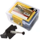 ManCoda Hidden Deck Fasteners for Composite Decking One Size, Black, 90 Pack 