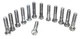 LOT OF 13 EACH 3/4-10 x 3-1/2" Steel/Zinc Hex Cap Screw ASTM A307 GRADE A