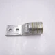 Burndy 2 Hole 3/8"Bolt x 1" Space Yellow Flex Straight Terminal Lug YA44L2NT38FX