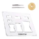 POWERTEC 71869V Router Bits Solid Brass Inlay 