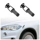 2PCS Car Bumper Clips Hook Lock,Carbon Fiber Hood 3.15x1.06x0.4 inch, Small 