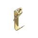 National Hardware V2530 Series N260-026 Picture Hanger, 20 lb, Steel, Brass