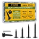 SVLING Black Wood Screws Phillips Modified Truss Head #8 155PCS,
