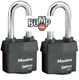 new Master Locks 6127NKALJ 10G019 Keyed Alike Lot of 2 Weather Resistant